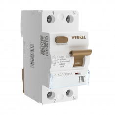 W812P406 / Устройство защитного отключения 1P+N 40A 30 mA type А 6 кА W812P406 &mdash; Multielectrika