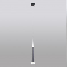 Подвесной светодиодный светильник DLR038 7+1W 4200K черный матовый &mdash; Multielectrika