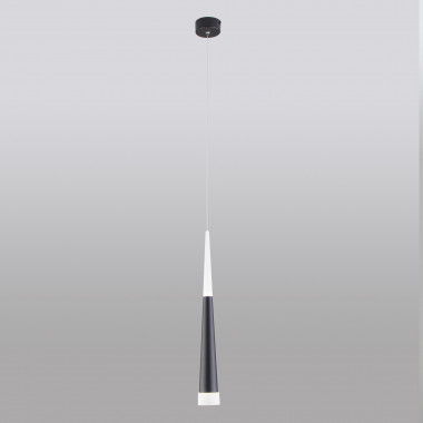 Подвесной светодиодный светильник DLR038 7+1W 4200K черный матовый — Multielectrika