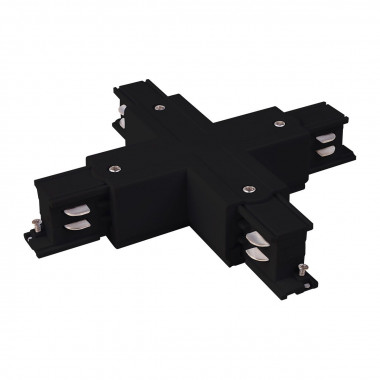 Коннектор X-образный для трехфазного шинопровода черный TRC-1-3-X-BK — Multielectrika