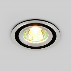 Алюминиевый точечный светильник 5305 MR16 CH/BK хром/черный &mdash; Multielectrika