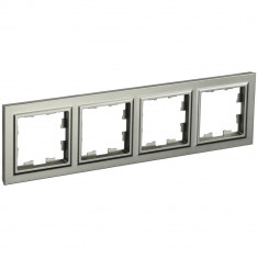 Рамка на 4 поста IEK Brite РУ-4-БрШ шампань &mdash; Multielectrika