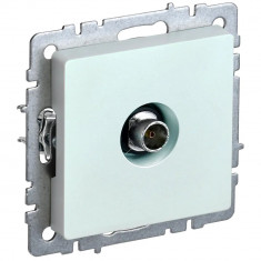 Розетка TV оконечная IEK Brite РТВ11-0-БрЖ жемчуг &mdash; Multielectrika