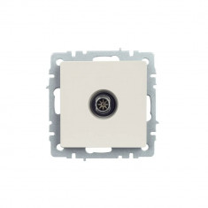 Розетка TV оконечная IEK Brite РТВ11-0-БрЖ жемчуг &mdash; Multielectrika